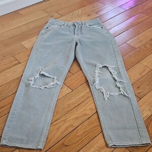 American Eagle Outfitters Light Gray Jeans